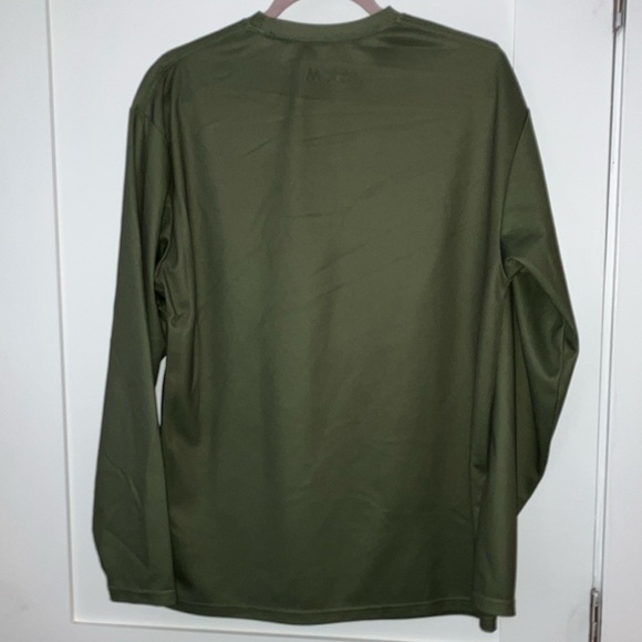 Bass Pro Shops Olive Camo Long Sleeve tech fabric shirt - Picture 13 of 15